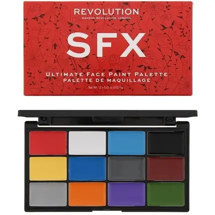 Plată securizată Set machiaj, Revolution, SFX Face Paint Palette, 35g