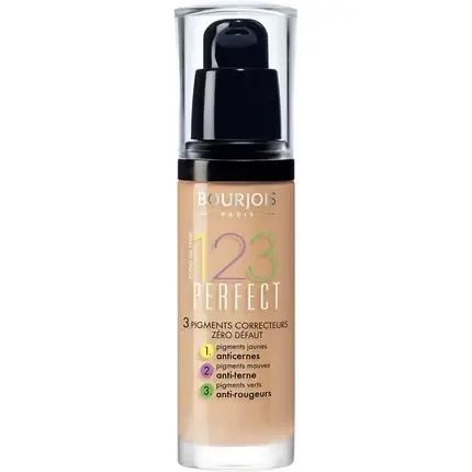 Fond de ten lichid, Bourjois 123 Perfect, 53 Light Beige, 30ml Ofertă de sezon