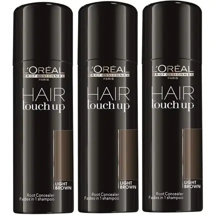 Preferatul clienților Spray colorant pentru par, L Oreal Professionnel, Hair Touch Up, Light Brown, 75ml
