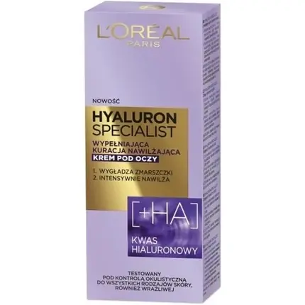 Crema Hidratanta pentru Ochi, L‘Oréal Paris, Hyaluron Specialist, 15ml Retur gratuit