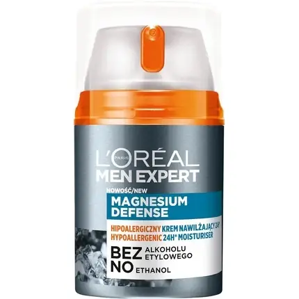 Premium Crema hidratanta, L‘Oréal Paris, Men Expert Magnesium Defense, 50ml