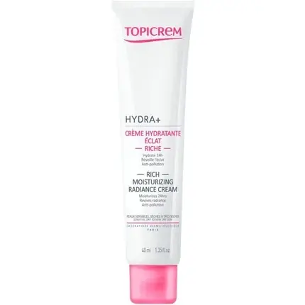 Crema hidratanta radianta, Topicrem HYDRA+, 40ml Ofertă specială