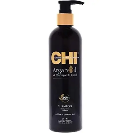 Sampon Rejuvenant Cu Ulei De Argan Si Moringa, Chi, 340ml Disponibil imediat