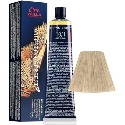 Preț promoțional Vopsea de Par, Wella, Koleston Perfect Me+ Rich Naturals 10/1 Blond Deschis Cenusa 60ml