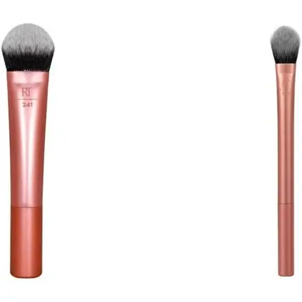 Pensula machiaj, Real Techniques, Seamless Complexion, pentru fond de ten lichid si crema si corector Reduceri