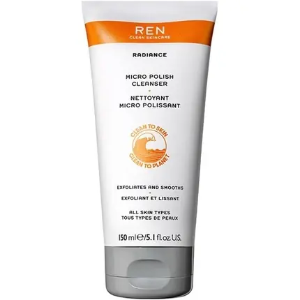 Ofertă limitată Cleanser facial, REN, Micro Polish, 150ml