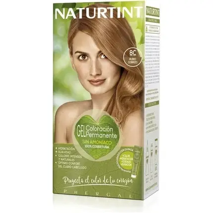 Vopsea păr, Naturtint, 8C Bază Cupru Preferatul clienților
