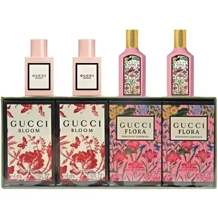 Set parfum, Gucci, Bloom & Flora Gardenia, 2x5ml Preț redus