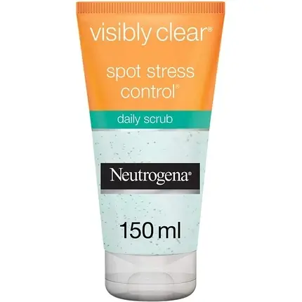Scrub zilnic pentru față, Neutrogena, Visibly Clear Spot Stress Control, 150ml Nu rata