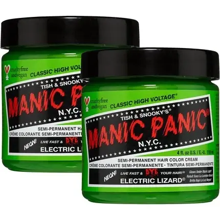 Super ofertă Vopsea semi-permanentă păr, Manic Panic, Electric Lizard, 118ml