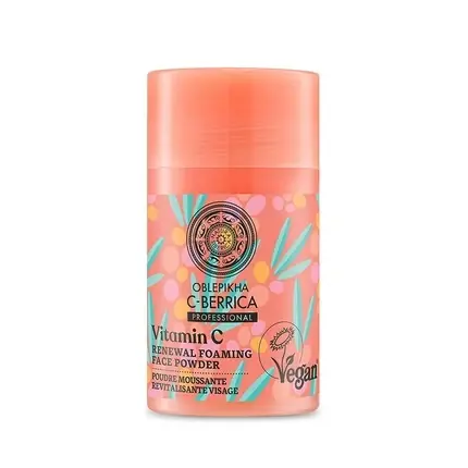 Bestseller Pudră facială spumantă Natura Siberica Oblepikha C-Berrica, 35g