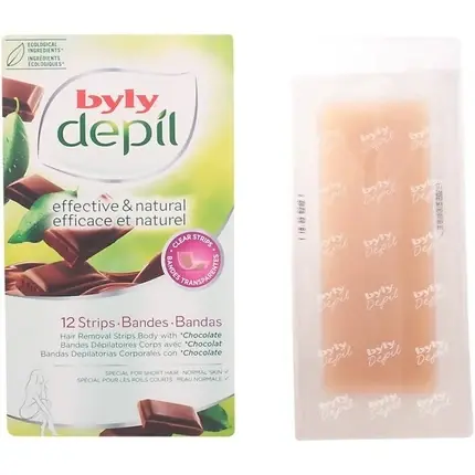 Benzi ceară depilatoare Byly Depil Chocolate 12 bucăți Ofertă de sezon