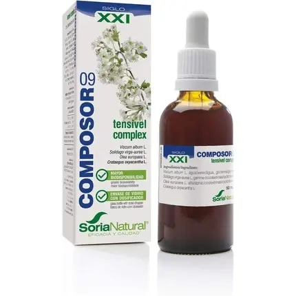 Retur gratuit Loțiune hidratantă, Soria Natural, Composor 09 Tensivel 50ml