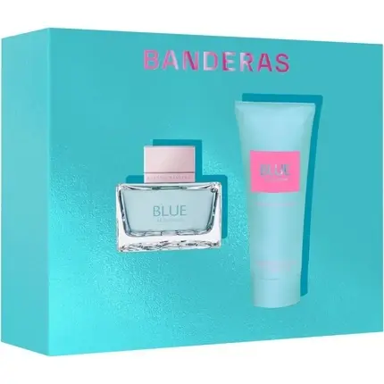 Promoție Set Cadou Parfum, Antonio Banderas, Blue Seduction Woman, 50ml + Lotiune de Corp 75ml