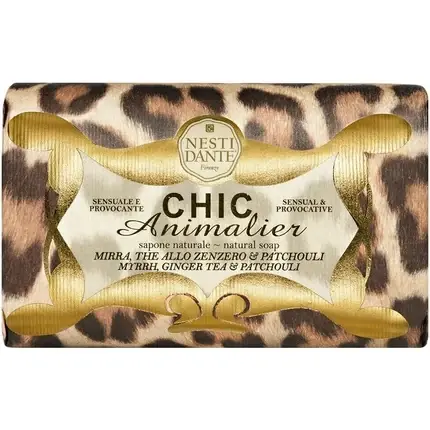 Cumpărături sigure Săpun solid, Nesti Dante, Chic Animalier, 250g, bronz