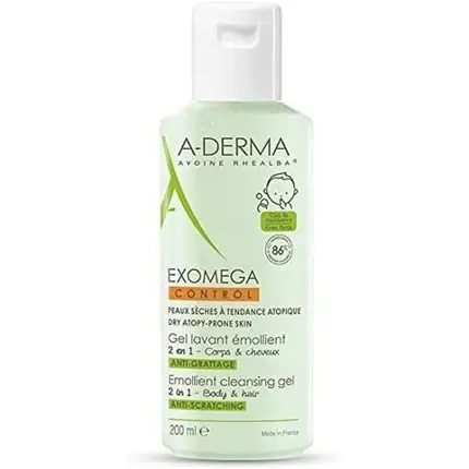 Gel de curățare emolient, A-Derma Exomega Control, 200ml Super ofertă