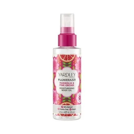 Preț redus Ulei masaj Yardley Flowerazzi Magnolia si Orhidee Roz 125ml