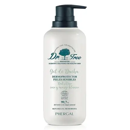 Comandă acum Gel de duș Dr. Tree, 500ml, cocos și mosc alb