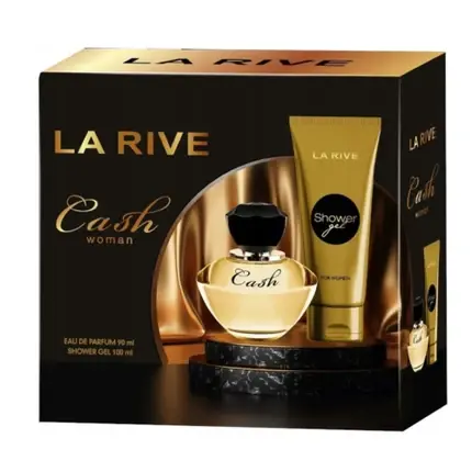 Ultima șansă Set cadou parfum și gel de duș, La Rive Cash Woman, 90ml + 100ml