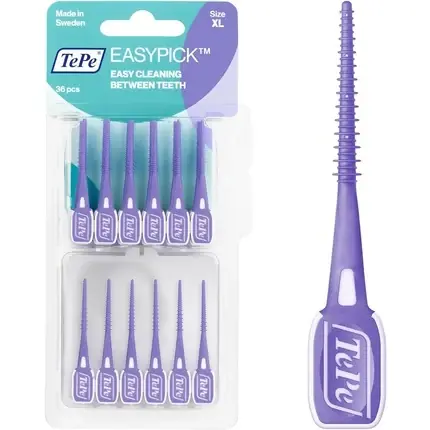 Promoție Scobitori dentare Tepe Easypick, marimea XL, mov