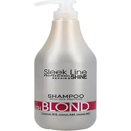 Preferatul clienților Șampon Stapiz Sleek Line, Blond Blush, 1000ml