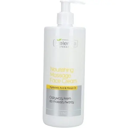 Ofertă de sezon Cremă față masaj, Bielenda Professional, cu acid hialuronic și ulei de marula, 500ml