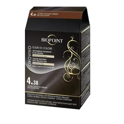 Reducere specială Vopsea de păr, Biopoint, Orovivo Brown Chocolate Fudge, 100g