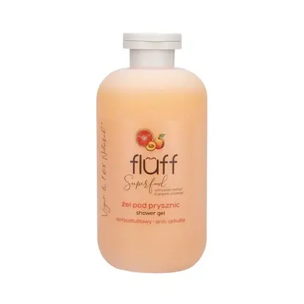 Bestseller Gel de duș anticelulitic, Fluff, grapefruit și piersică, 500ml