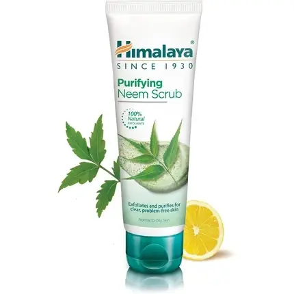 Retur ușor Scrub facial, Himalaya, neem, 75ml