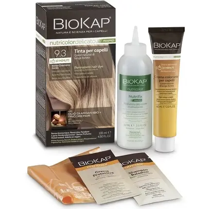 Vopsea de par, Bios Line, Biokap Nutricolor Delicato Rapid, blond foarte deschis auriu Cumpără acum