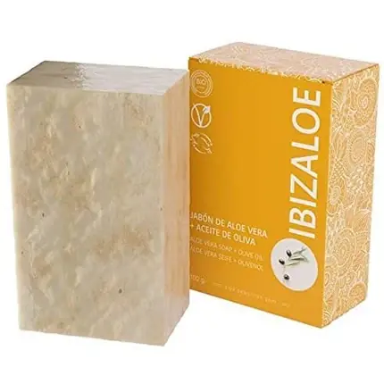 Plată securizată Săpun față Ibizaloe, Aloe Vera și ulei de măsline, 100 g