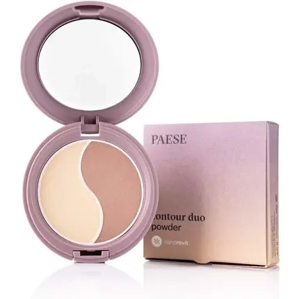 Livrare rapidă Pudră Duo Contur, Paese Cosmetics, Nanorevit, 4.5g