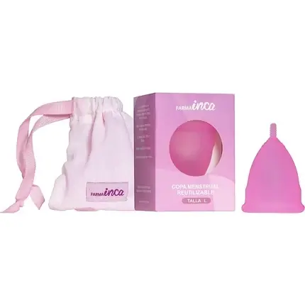 Disponibil imediat Cupa menstruala Farma Inca, silicon medical, marimea L