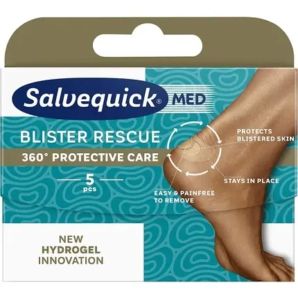 Cumpără acum Plasturi blistere picioare, Salvequick, Rescue, hydrogel