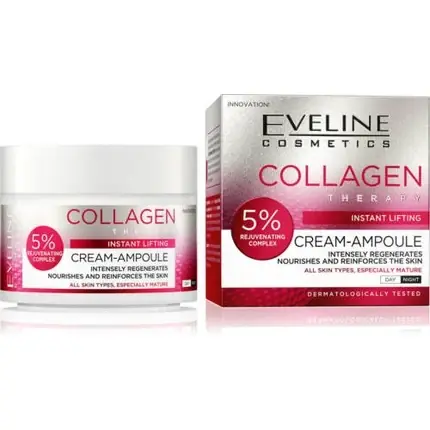 Cumpără acum Cremă ampolă colagen, Eveline, 50ml, zi-noapte