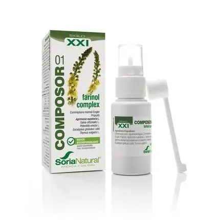 Soluție de curățare facială, Soria Natural, Composor 01 Farindol, 50ml Cumpără online