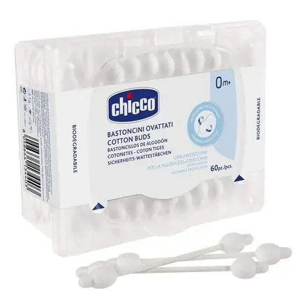 Reduceri Betisoare de vata, Chicco, sigure, bumbac