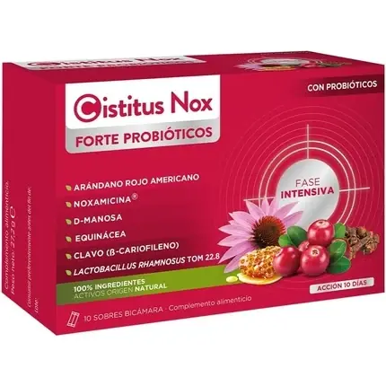 Lichidare de stoc Supliment nutrițional, Cistitus, Nox Forte cu probiotice, 10 pliculețe