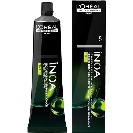 Retur ușor Vopsea par, L‘Oreal Professionnel, iNOA 7.35 Blond Mediu Auriu Mahon 60ml
