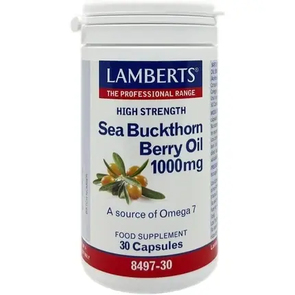 Reducere specială Capsule, Lamberts, Sea Buckthorn 1000mg, 30 bucăți
