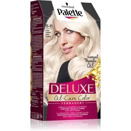 Vopsea de păr permanentă, Palette, Deluxe Oil-Care, Blond Ultra Titanium Reduceri