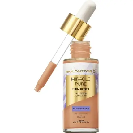 Promoție Fond de ten, Max Factor, Miracle Pure Skin, nuanta deschisă-medie