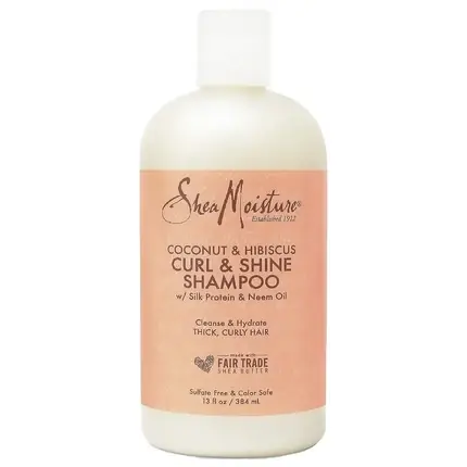 Șampon Shea Moisture Curl & Shine, cocos și hibiscus, 384 ml Popular
