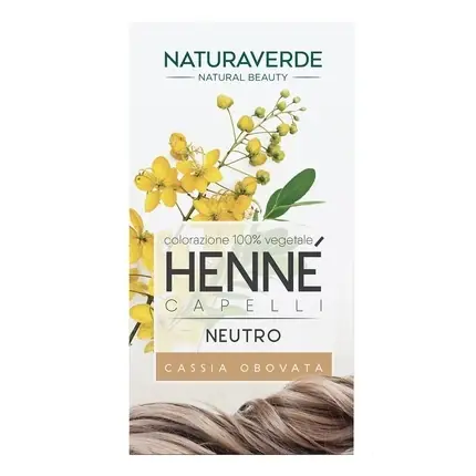 Vopsea de păr, Naturaverde, henne neutru, 100g Calitate înaltă