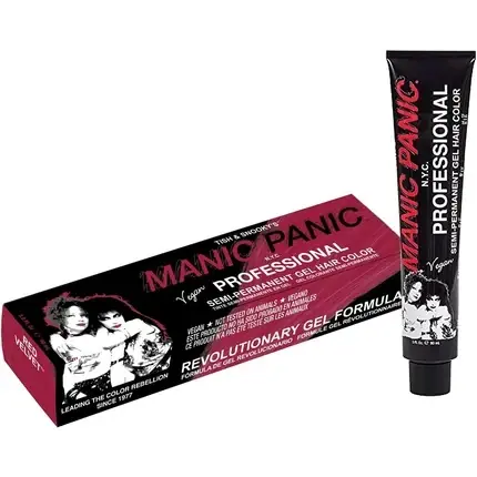 Cumpărături sigure Vopsea păr, Manic Panic, semi-permanentă, roșu, 90ml