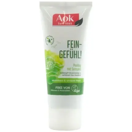 Exfoliant facial, Aok, Sea Sand, pentru ten mixt și impur, 100ml Plată securizată