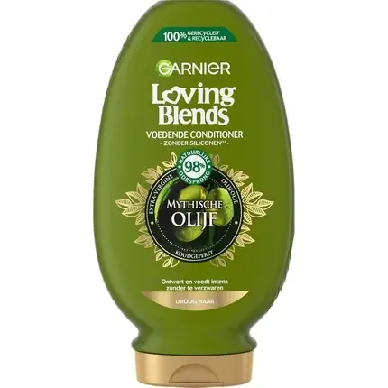 Ieftin Balsam Garnier Loving Blends Mythical Olives, Par uscat, 250 ml