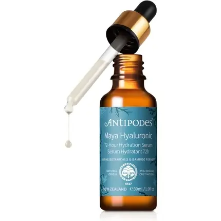 Cel mai vândut Ser hidratant Antipodes Maya, alge marine, 30ml