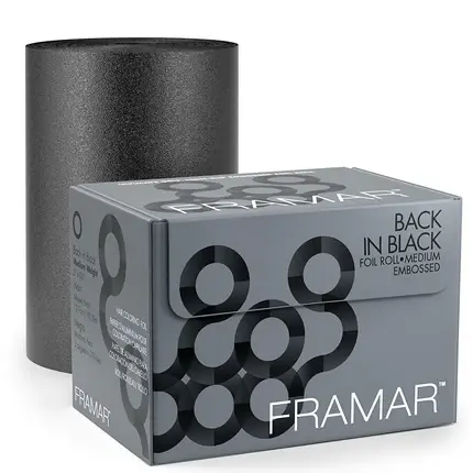 Ultima șansă Folie aluminiu păr, Hkbtch, mediu, negru