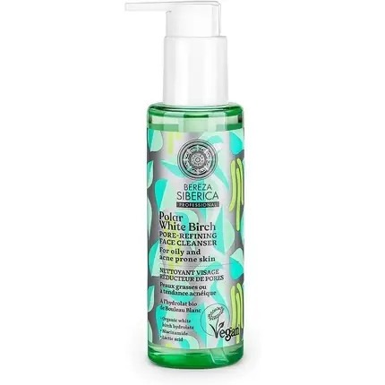 Gel de curățare față, Natura Siberica, pori finisaj, 190g Bestseller